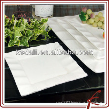 white rectangular ceramic restaurant serving dishes